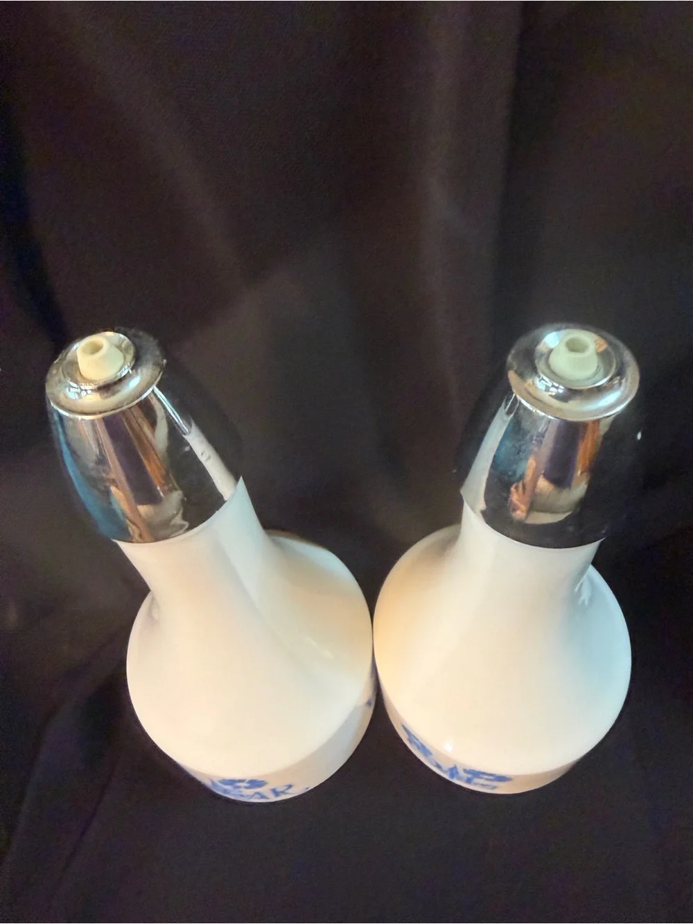 HOT DEAL Vintage Gemco Milk Glass Oil & Vinegar Cruet Set ✨ Perfect Condition
